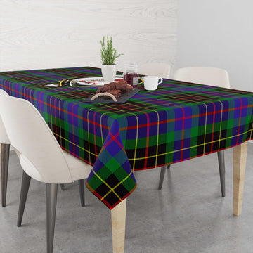 Brodie Hunting Modern Tartan Tablecloth with Family Crest