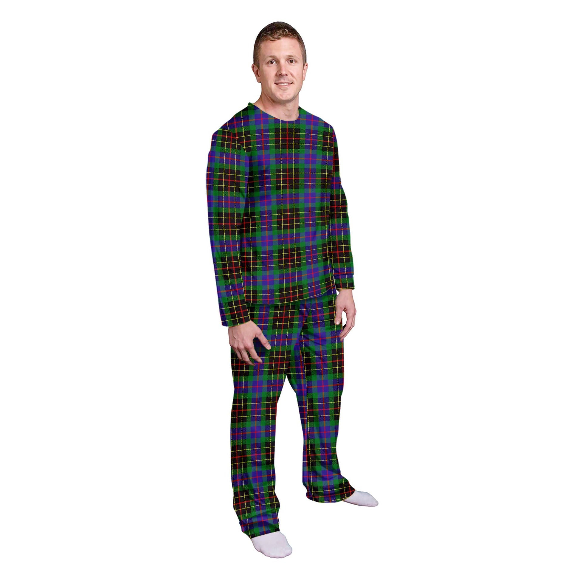 Brodie Hunting Modern Tartan Pajamas Family Set - Tartan Vibes Clothing