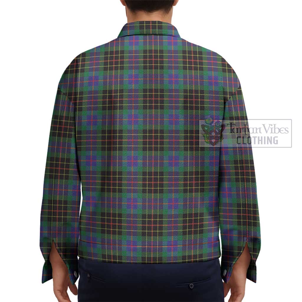 Tartan Vibes Clothing Brodie Hunting Modern Tartan Unisex Lapel Cotton Jacket