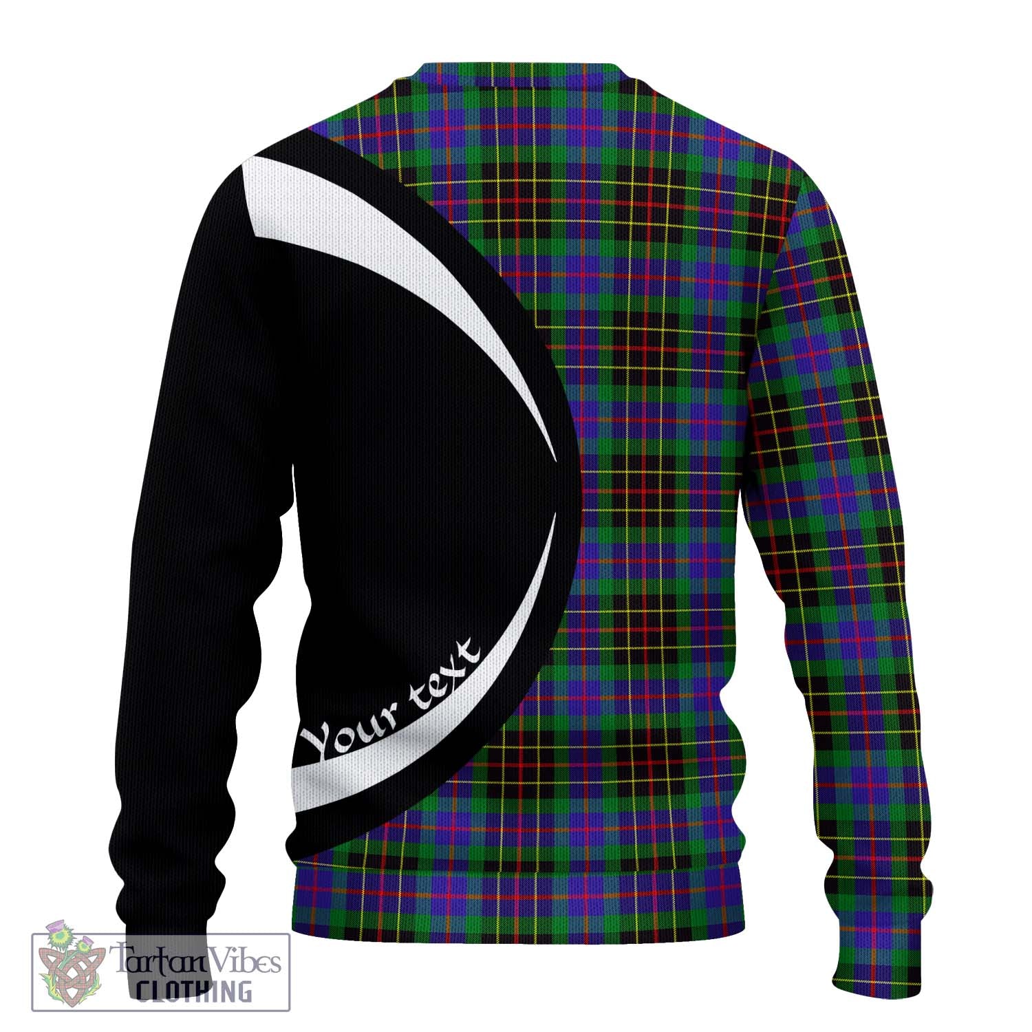 Brodie Hunting Modern Tartan Ugly Sweater with Family Crest Circle Style - Tartan Vibes Clothing