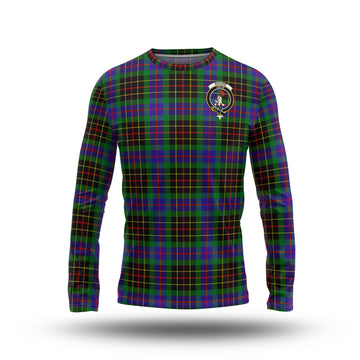 Brodie Hunting Modern Tartan Long Sleeve T-Shirt with Family Crest