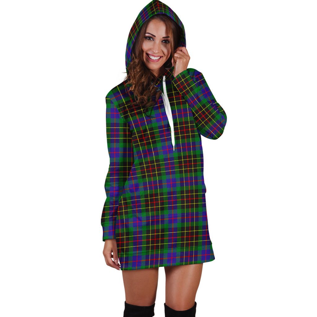 Brodie Hunting Modern Tartan Hoodie Dress - Tartan Vibes Clothing