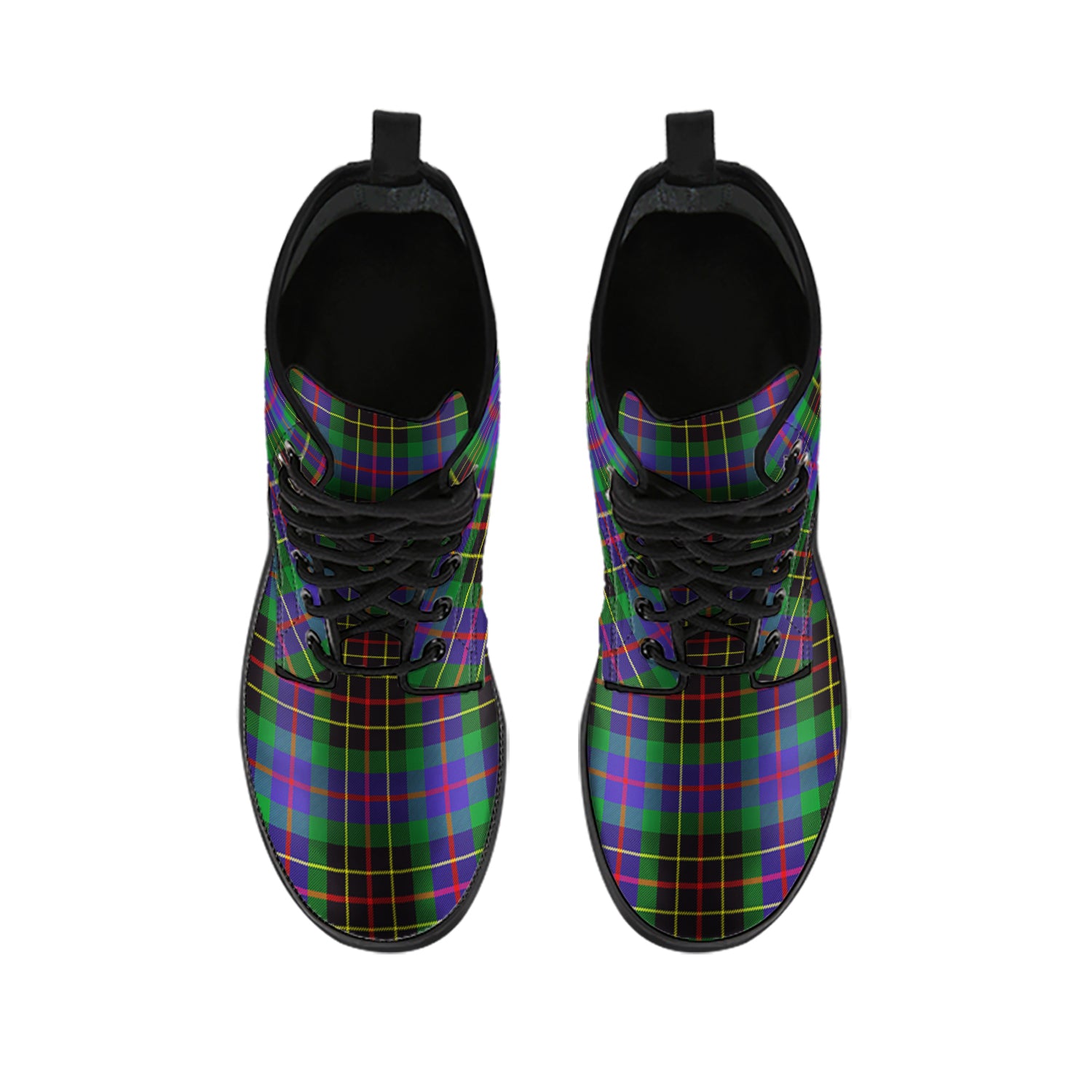 Brodie Hunting Modern Tartan Leather Boots - Tartanvibesclothing