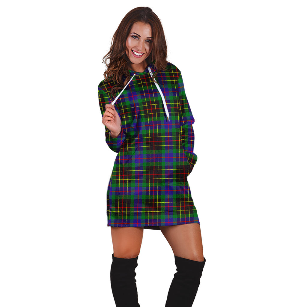 Brodie Hunting Modern Tartan Hoodie Dress - Tartan Vibes Clothing