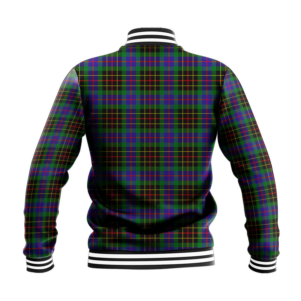 Brodie Hunting Modern Tartan Baseball Jacket with Family Crest - Tartan Vibes Clothing