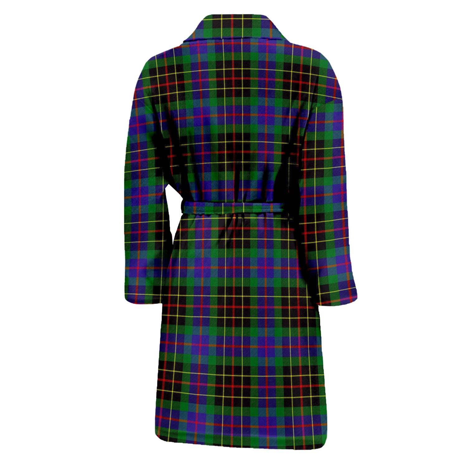 Brodie Hunting Modern Tartan Bathrobe with Family Crest - Tartan Vibes Clothing