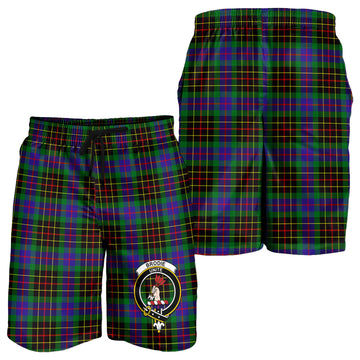 Brodie Hunting Modern Tartan Mens Shorts with Family Crest