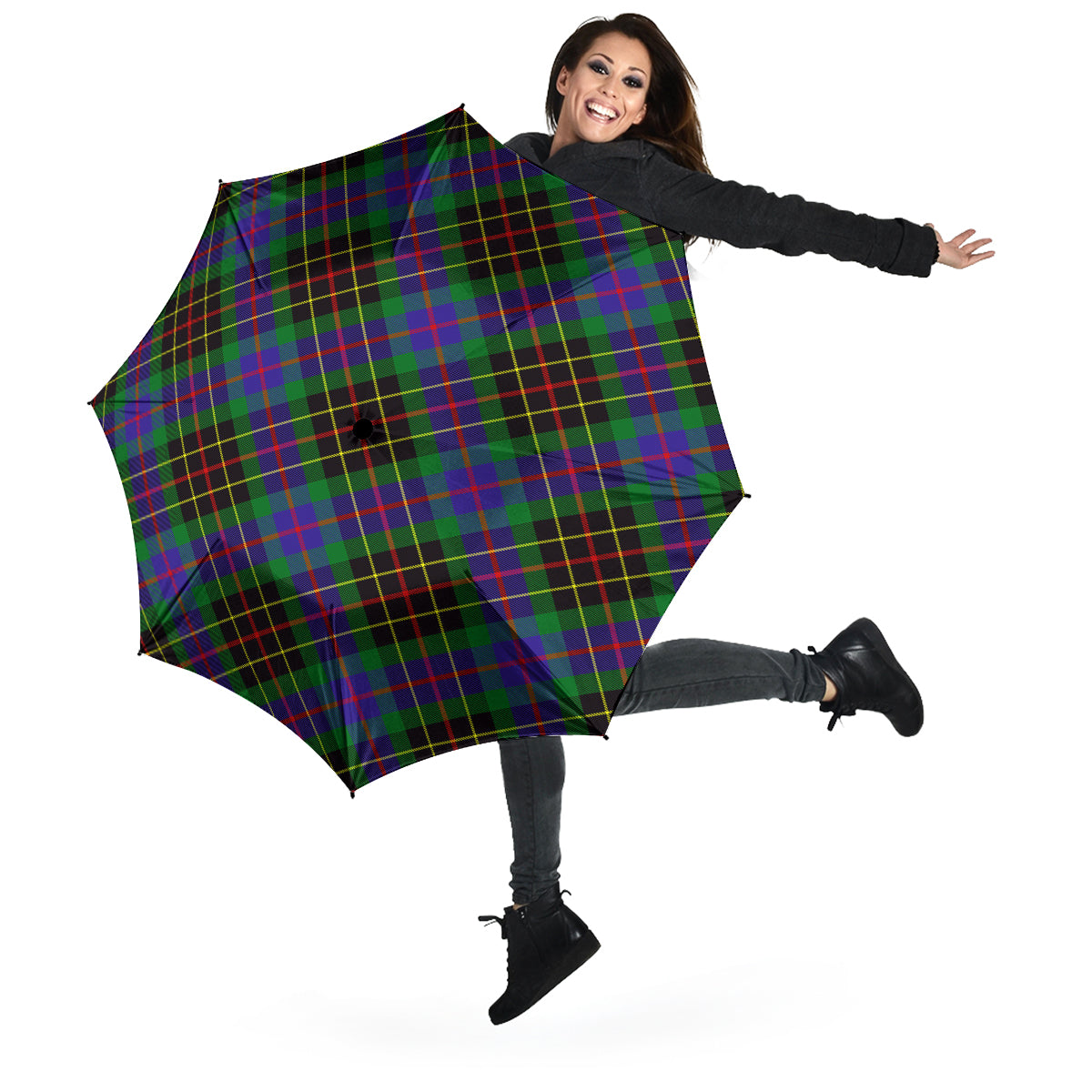 Brodie Hunting Modern Tartan Umbrella - Tartanvibesclothing