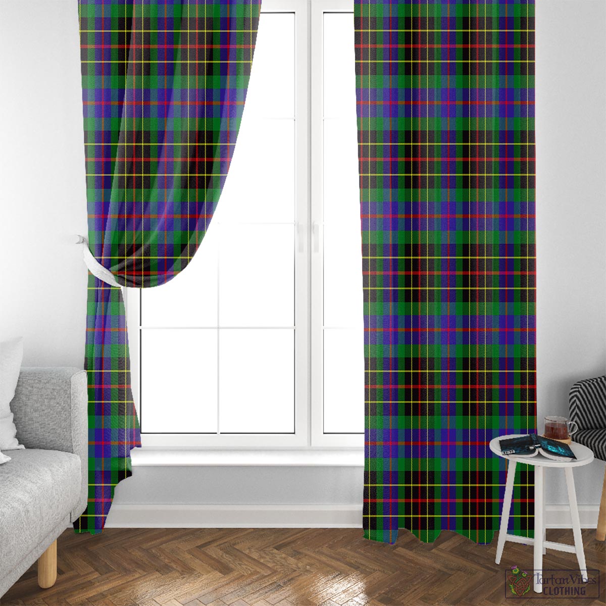 Brodie Hunting Modern Tartan Window Curtain