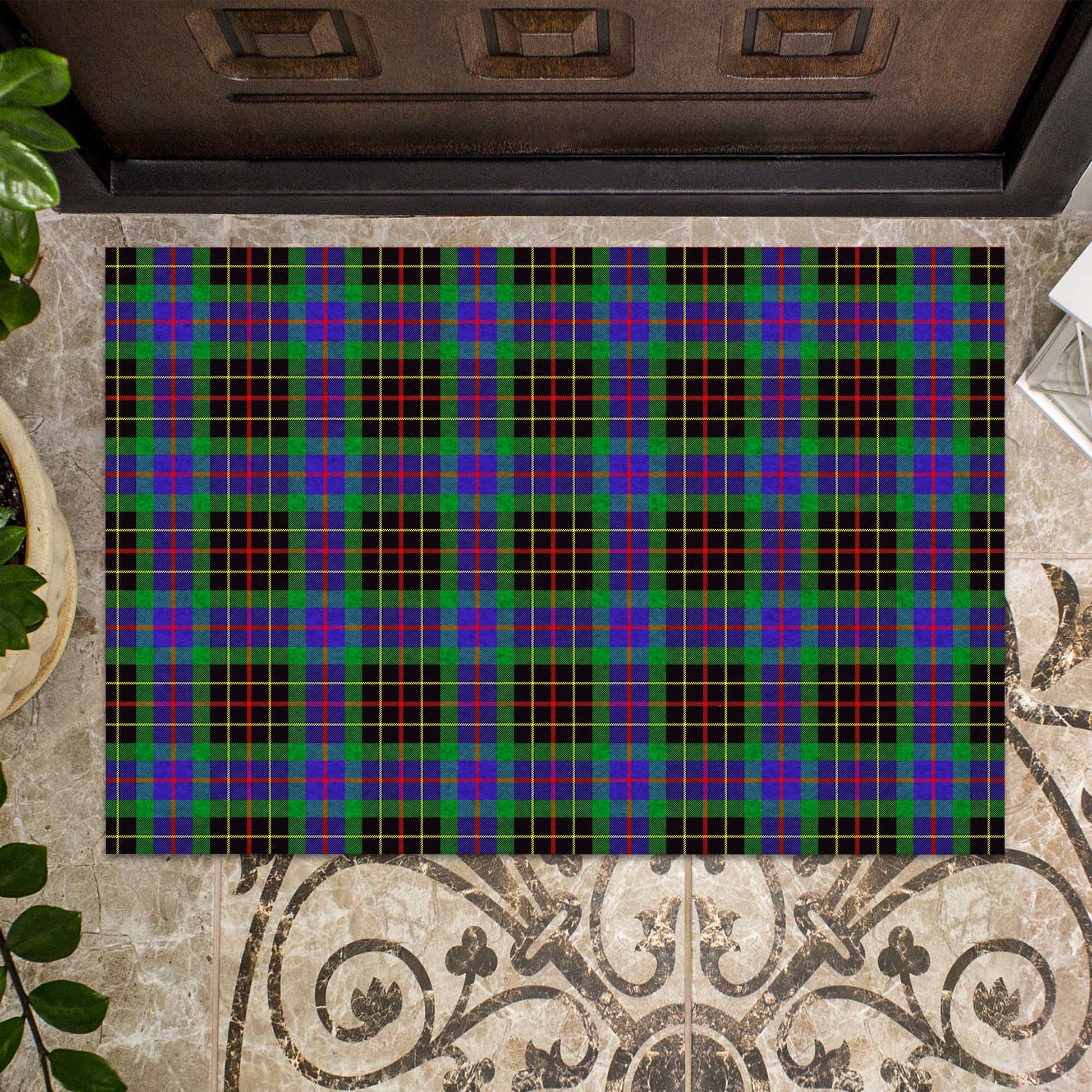 Brodie Hunting Modern Tartan Door Mat - Tartanvibesclothing