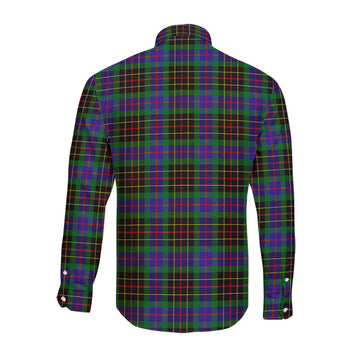 Brodie Hunting Modern Tartan Long Sleeve Button Up Shirt with Family Crest