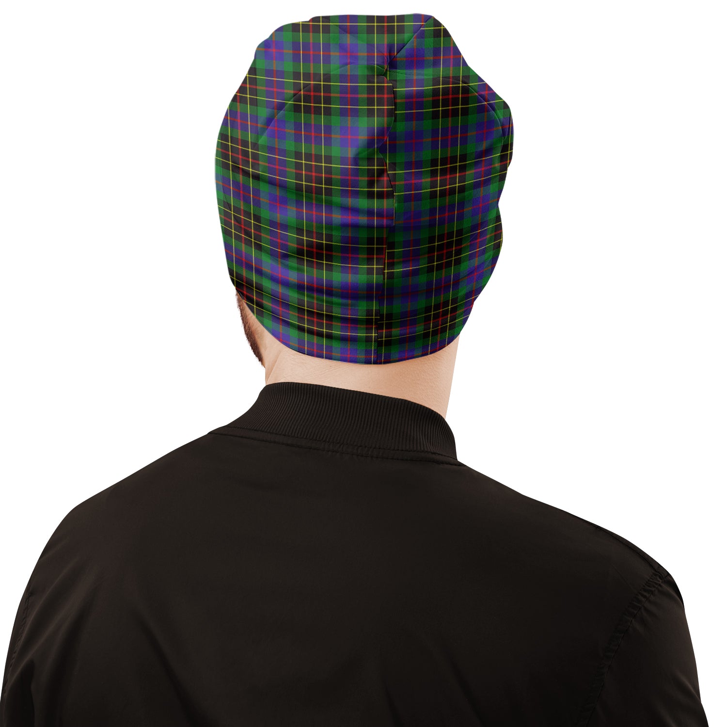 Brodie Hunting Modern Tartan Beanies Hat with Family Crest - Tartan Vibes Clothing