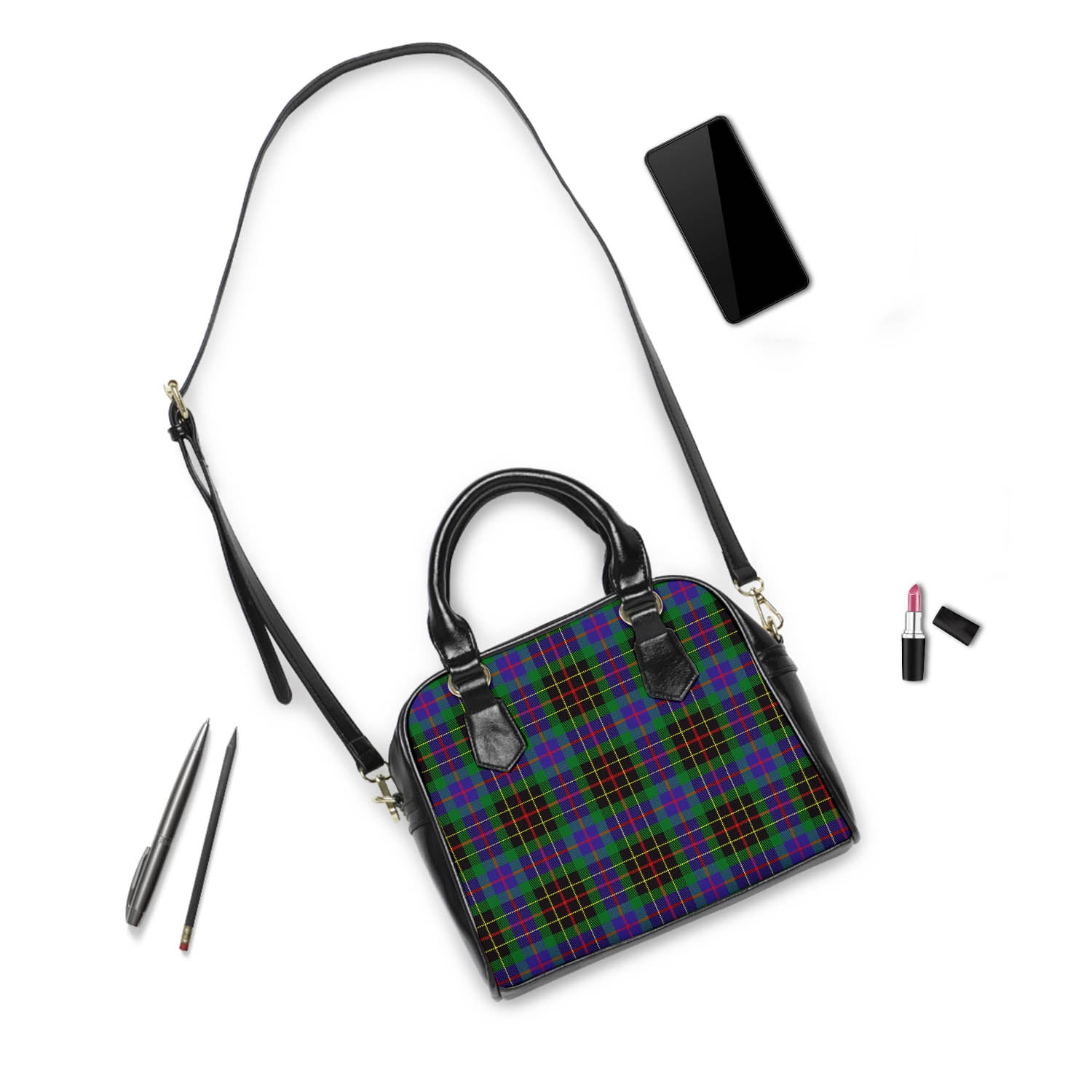 Brodie Hunting Modern Tartan Shoulder Handbags - Tartanvibesclothing