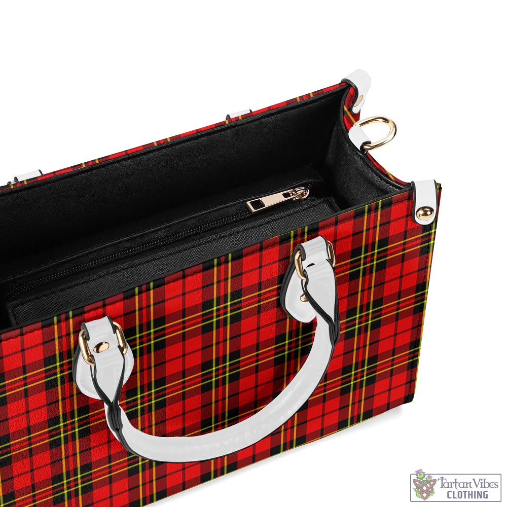 Tartan Vibes Clothing Brodie Modern Tartan Luxury Leather Handbags