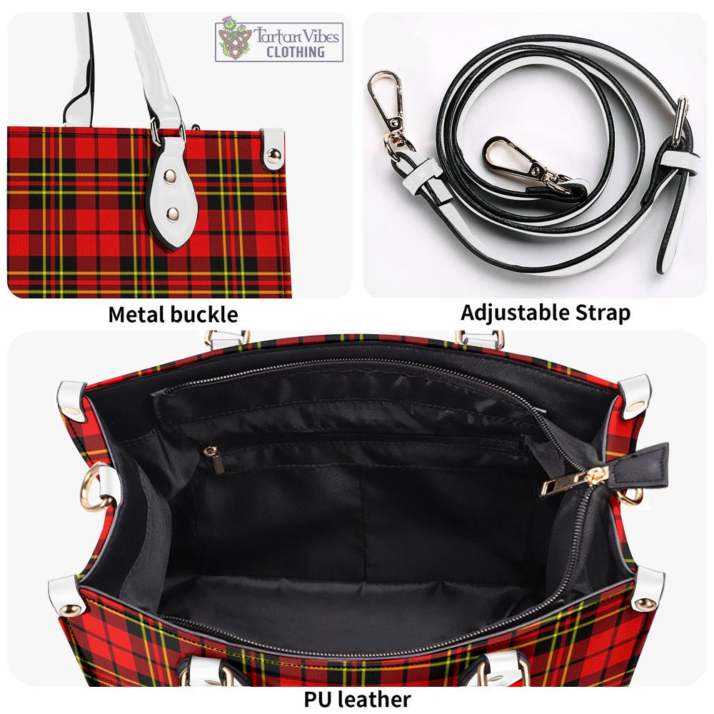 Tartan Vibes Clothing Brodie Modern Tartan Luxury Leather Handbags