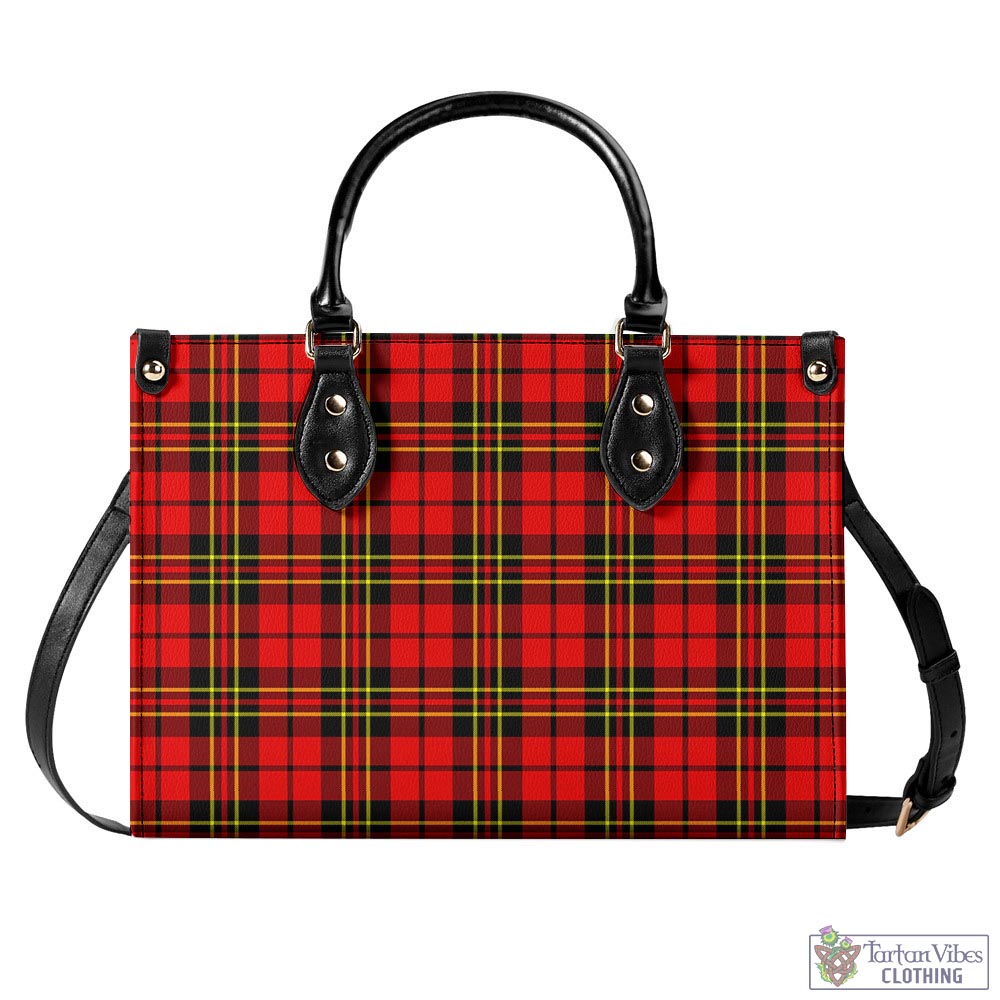 Tartan Vibes Clothing Brodie Modern Tartan Luxury Leather Handbags