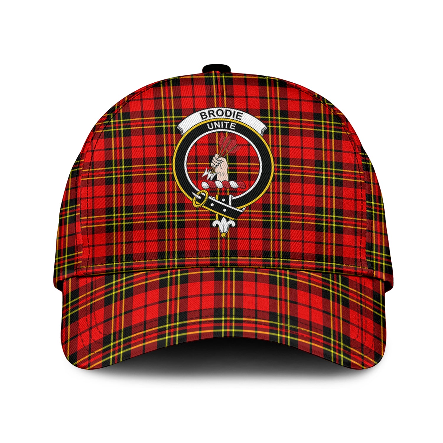 Brodie Modern Tartan Classic Cap with Family Crest Classic Cap Universal Fit - Tartan Vibes Clothing