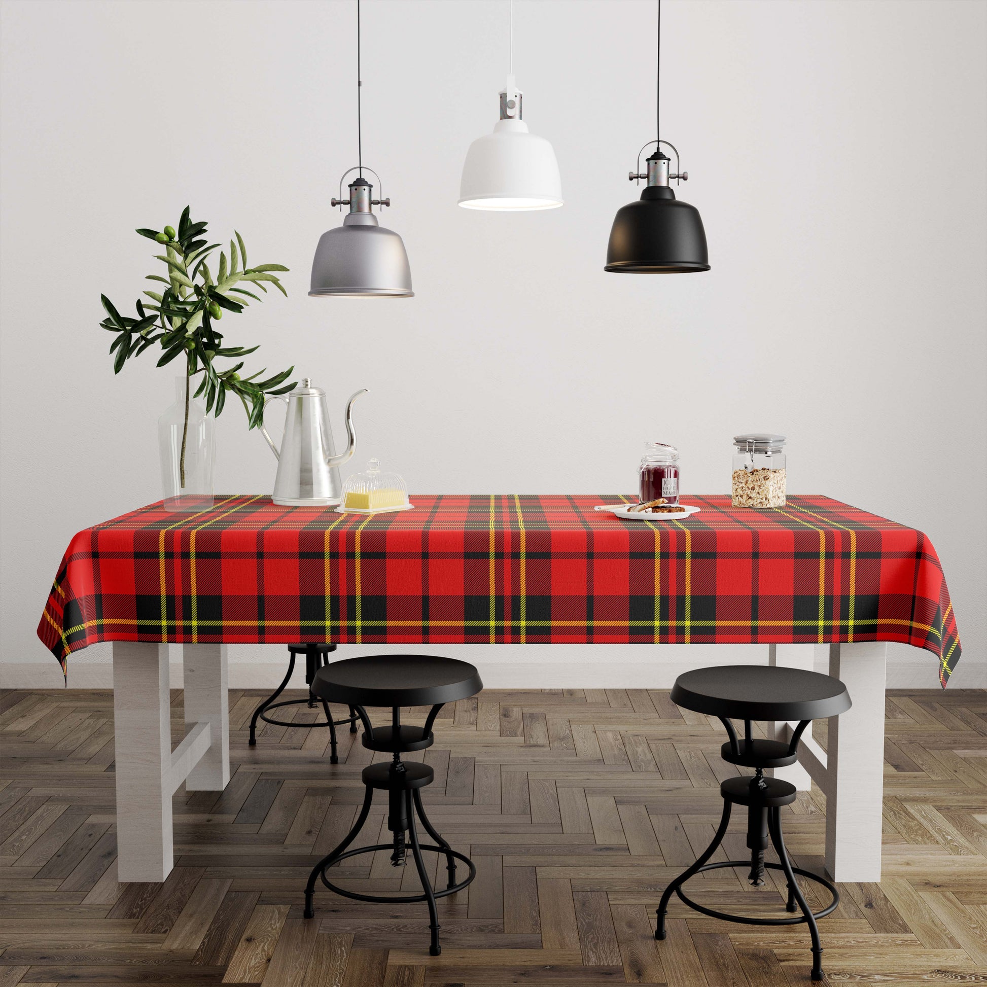 Brodie Modern Tatan Tablecloth - Tartanvibesclothing