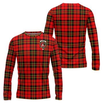 Brodie Modern Tartan Long Sleeve T-Shirt with Family Crest