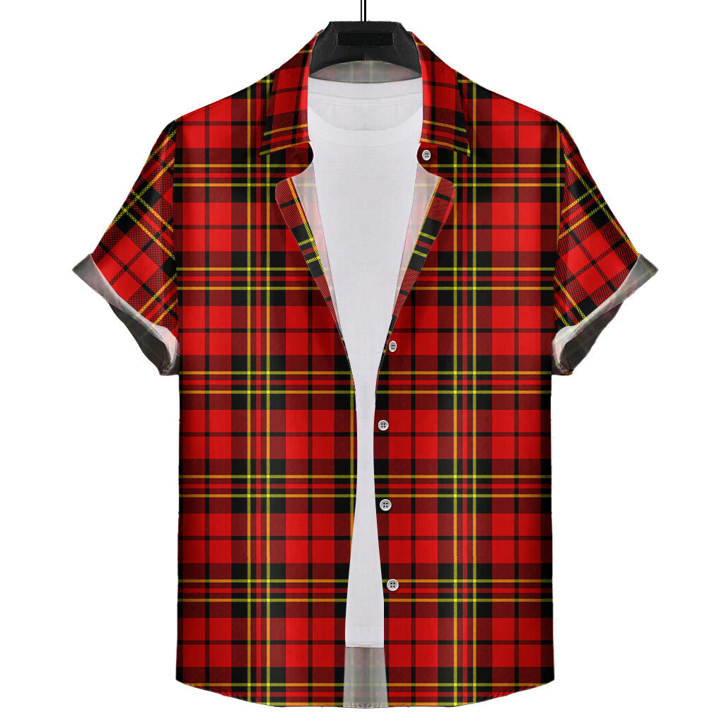 Brodie Modern Tartan Short Sleeve Button Down Shirt - Tartanvibesclothing