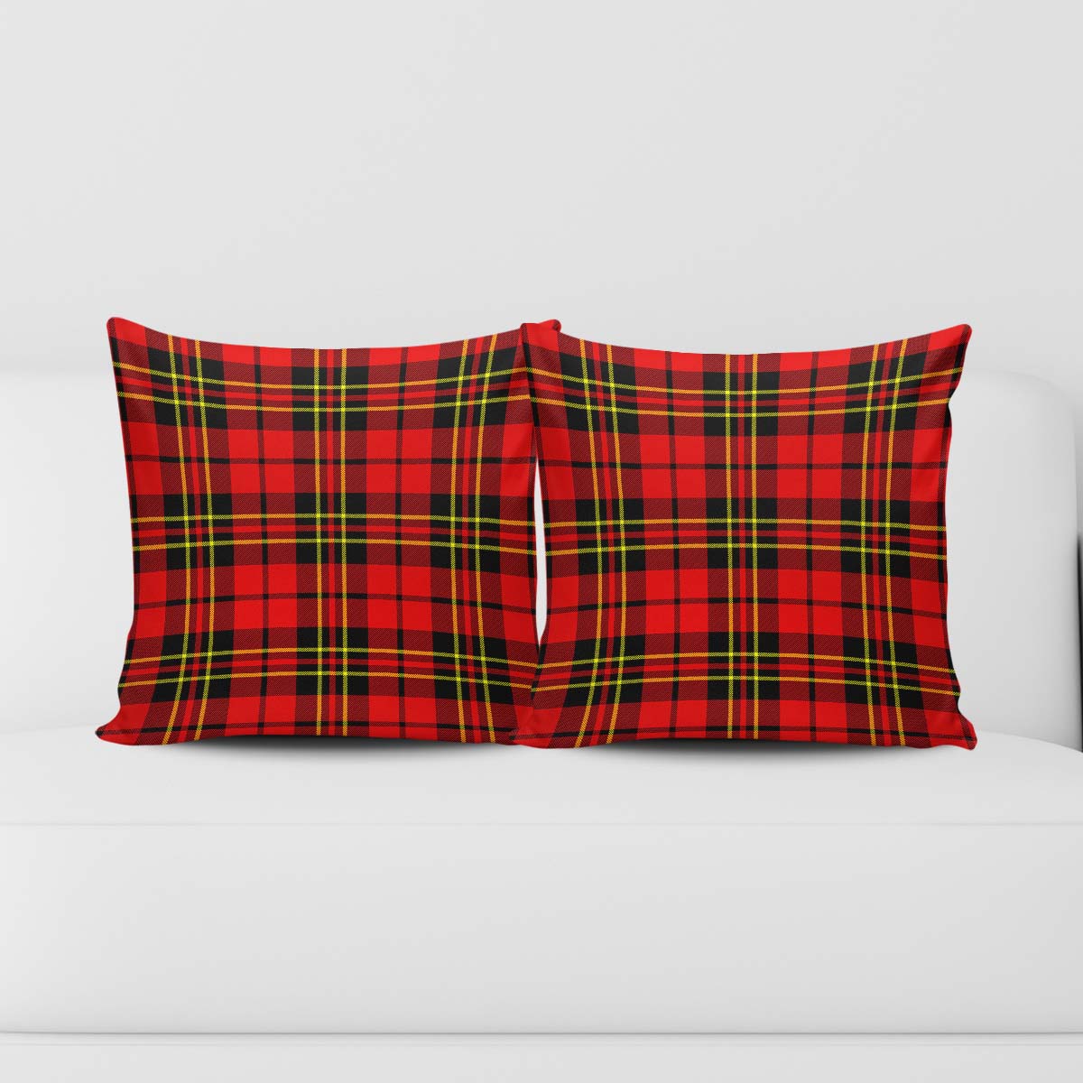 Brodie Modern Tartan Pillow Cover Square Pillow Cover - Tartanvibesclothing