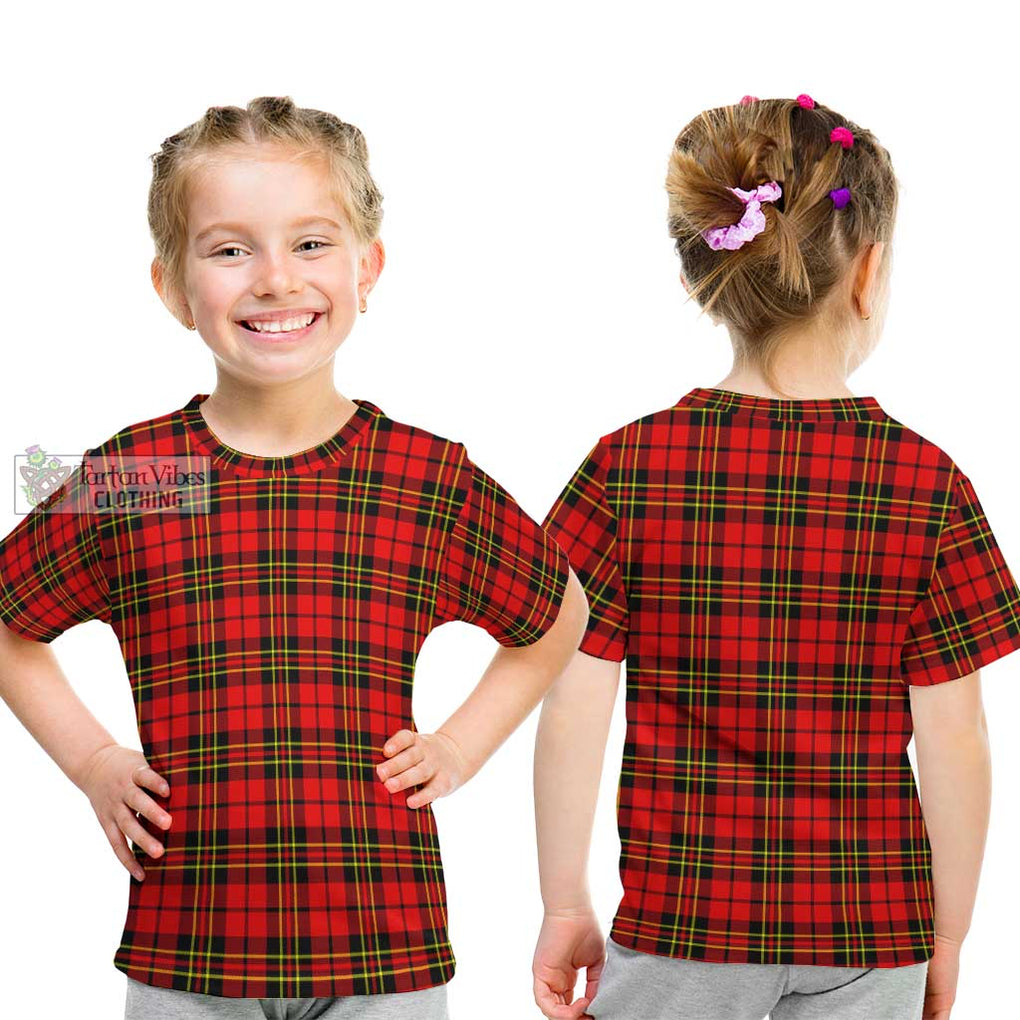 Brodie Modern Tartan Kid T-Shirt Youth XL Size14 - Tartanvibesclothing Shop