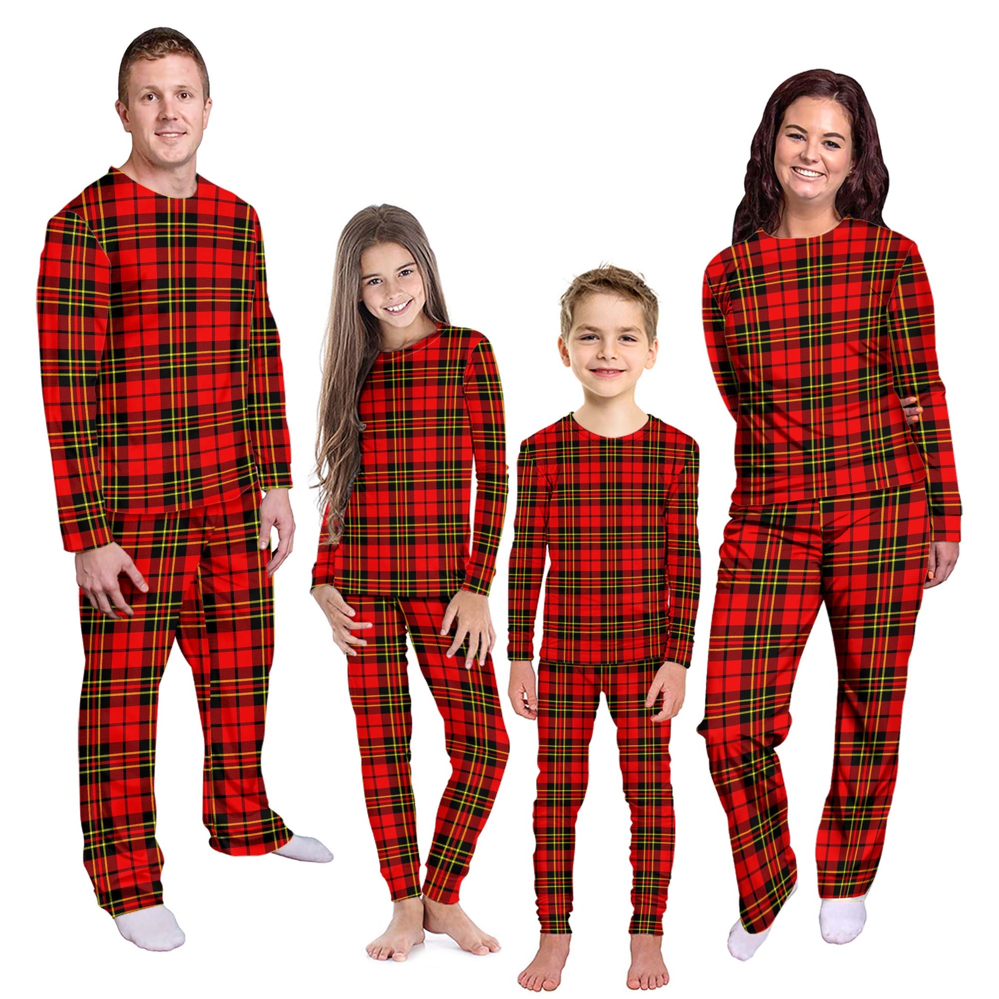 Brodie Modern Tartan Pajamas Family Set Kid - Tartan Vibes Clothing