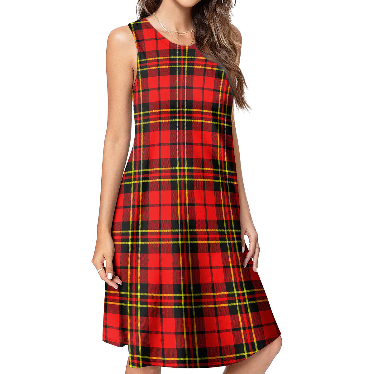 Brodie Modern Tartan Womens Casual Dresses - Tartanvibesclothing