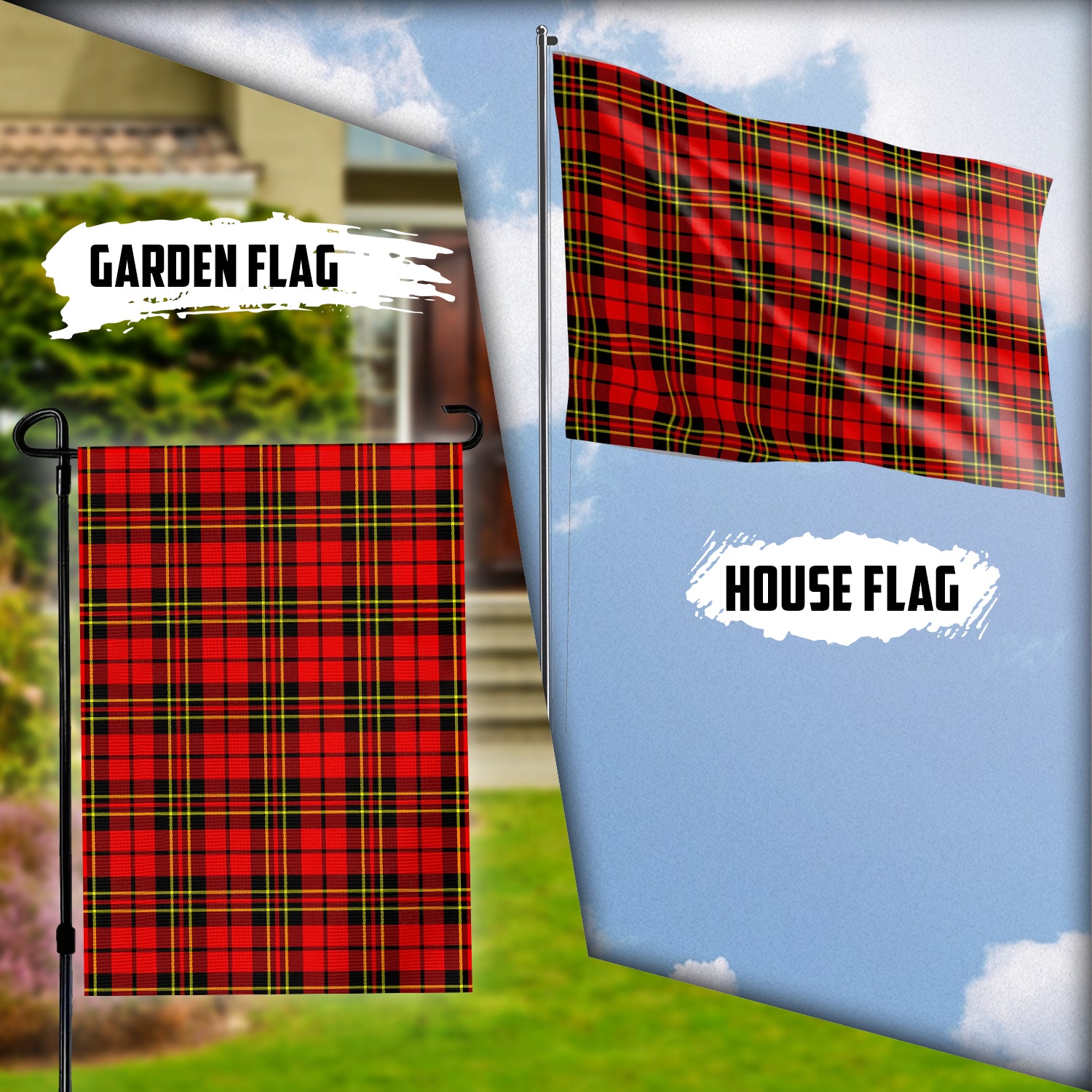 Brodie Modern Tartan Flag Garden Flag (Vertical) - Tartanvibesclothing