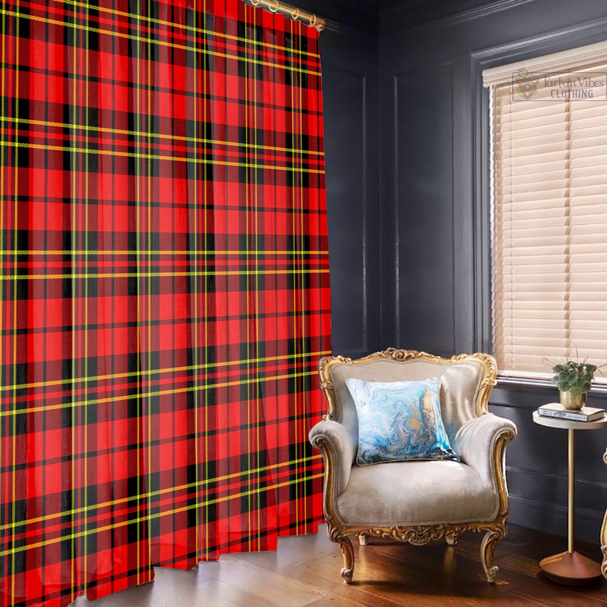 Brodie Modern Tartan Window Curtain