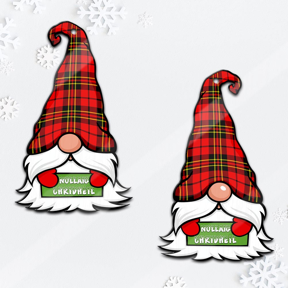 Brodie Modern Gnome Christmas Ornament with His Tartan Christmas Hat - Tartan Vibes Clothing