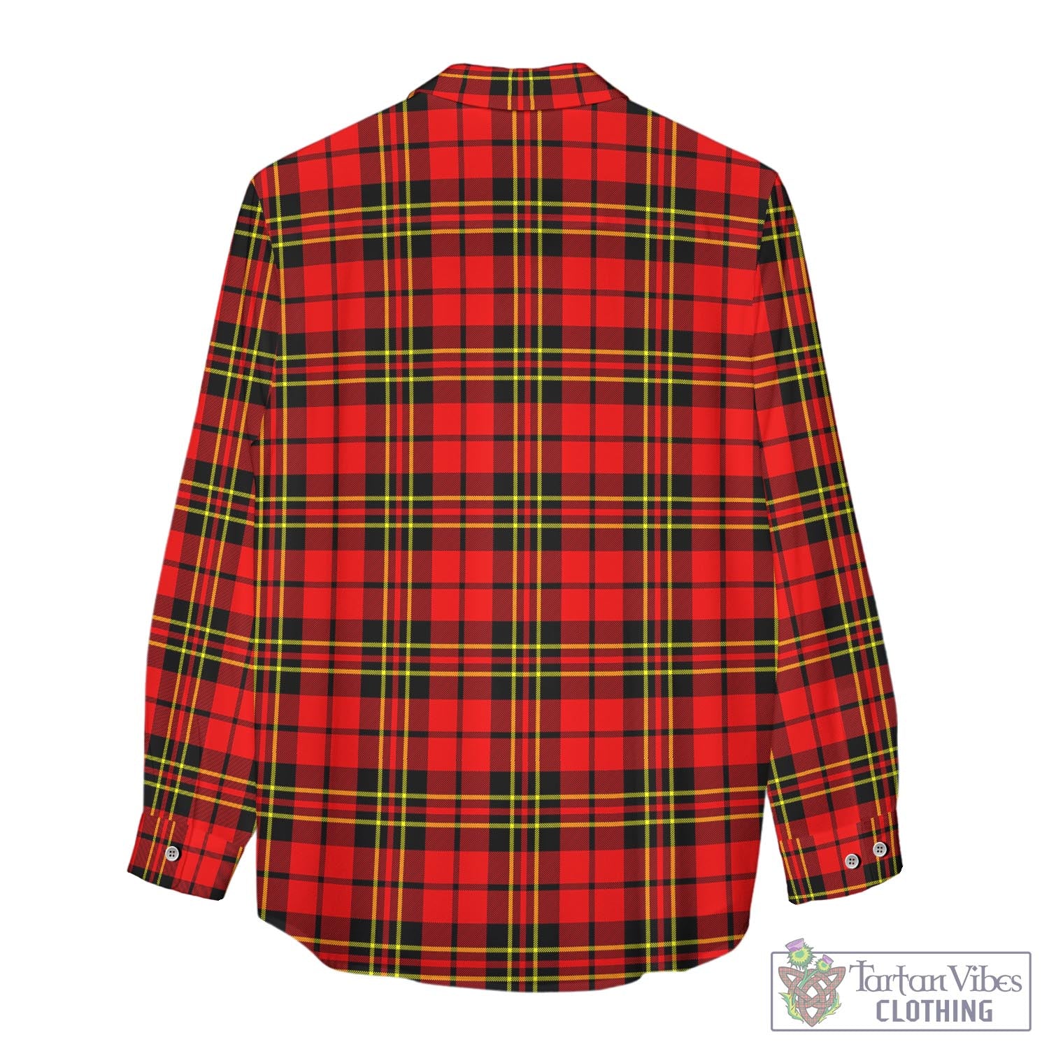 Tartan Vibes Clothing Brodie Modern Tartan Womens Casual Shirt with Family Crest