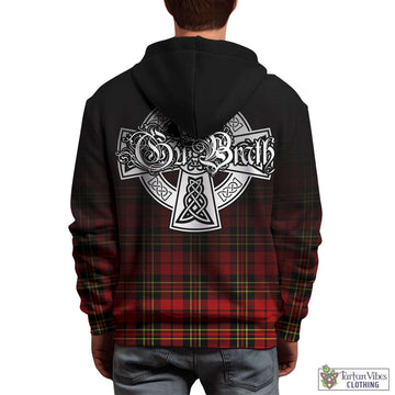 Brodie Modern Tartan Hoodie Featuring Alba Gu Brath Family Crest Celtic Inspired