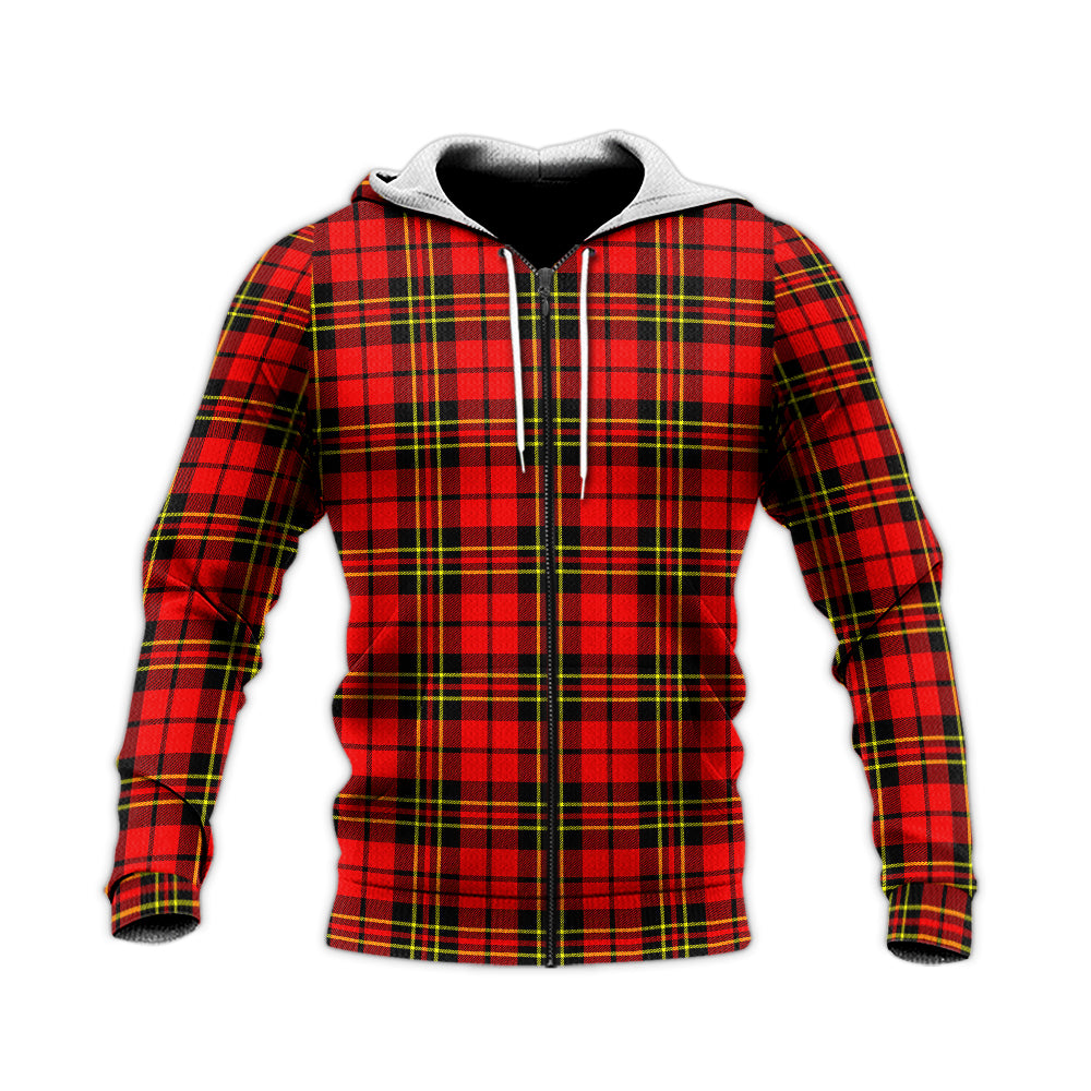 Brodie Modern Tartan Knitted Hoodie Unisex Knitted Zip Hoodie - Tartanvibesclothing