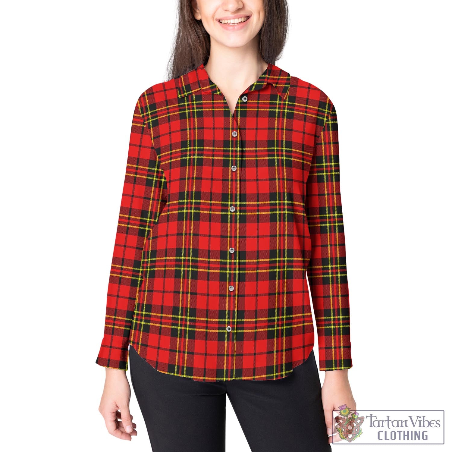 Brodie Modern Tartan Womens Casual Shirt