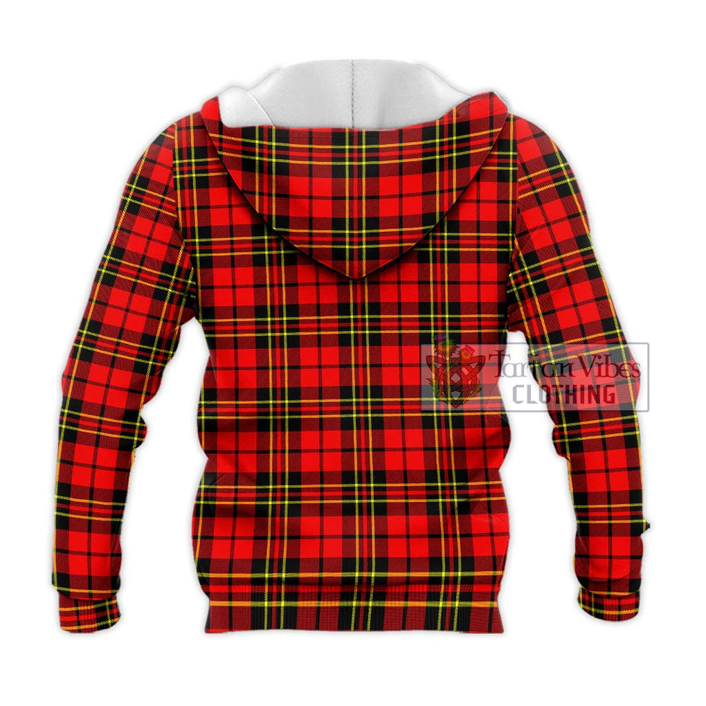 Brodie Modern Tartan Knitted Hoodie with Family Crest DNA In Me Style - Tartanvibesclothing Shop