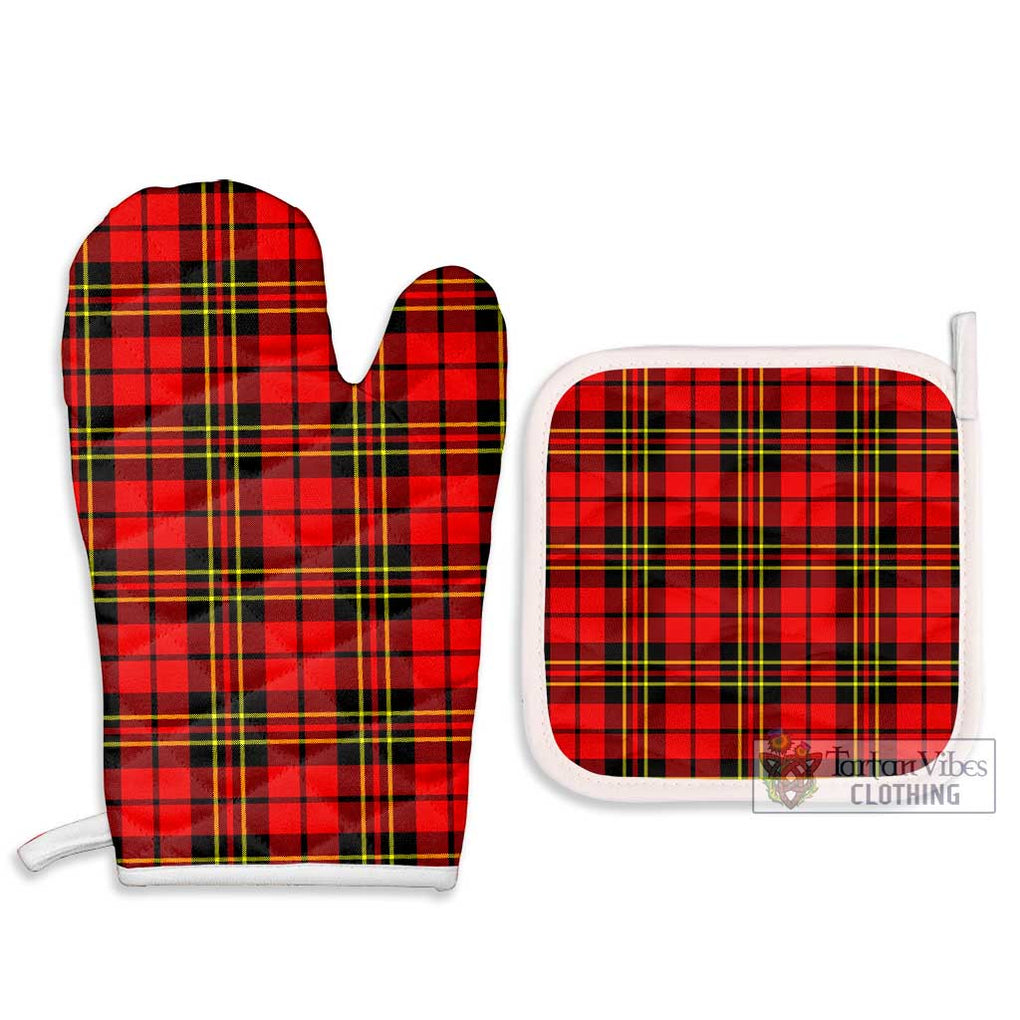 Brodie Modern Tartan Combo Oven Mitt & Pot-Holder Combo 1 Oven Mitt & 2 Pot-Holder White - Tartan Vibes Clothing