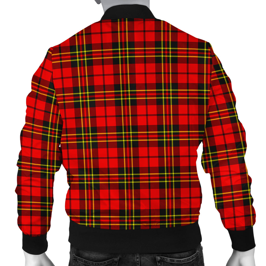 Brodie Modern Tartan Bomber Jacket with Family Crest - Tartanvibesclothing