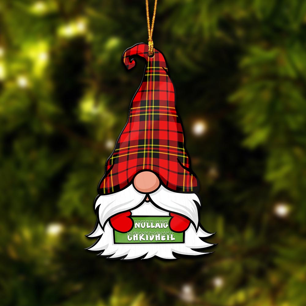 Brodie Modern Gnome Christmas Ornament with His Tartan Christmas Hat - Tartan Vibes Clothing