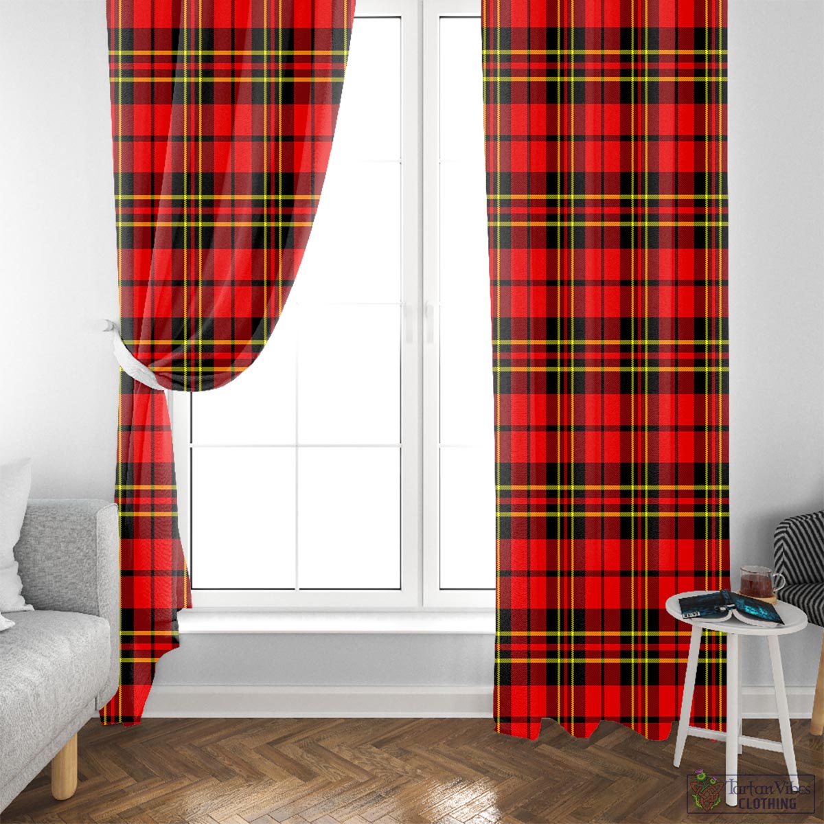 Brodie Modern Tartan Window Curtain