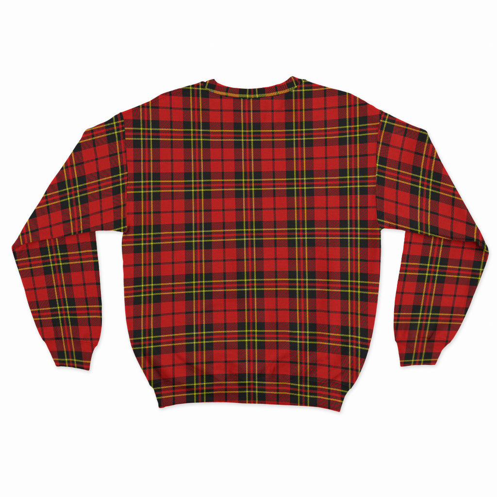 Brodie Modern Tartan Sweatshirt with Family Crest - Tartan Vibes Clothing