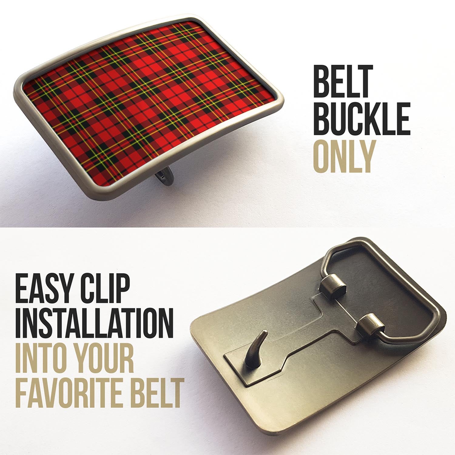 Brodie Modern Tartan Belt Buckles - Tartan Vibes Clothing