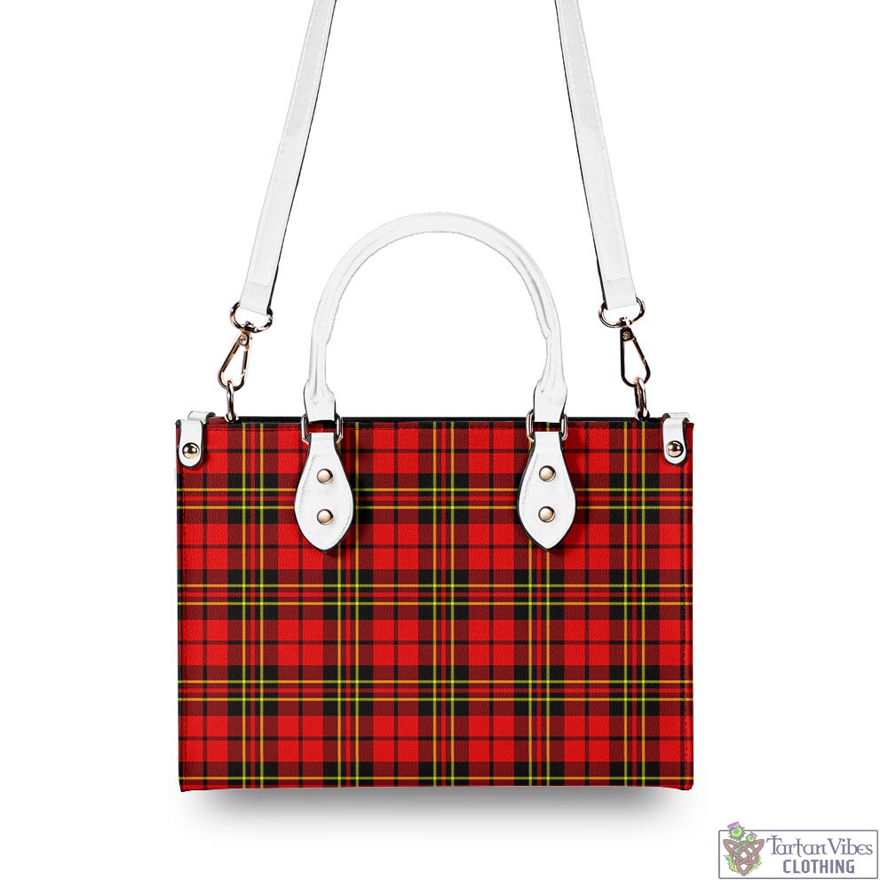 Tartan Vibes Clothing Brodie Modern Tartan Luxury Leather Handbags