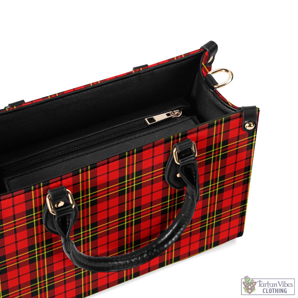 Tartan Vibes Clothing Brodie Modern Tartan Luxury Leather Handbags