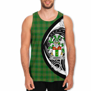 Brophy Irish Clan Men's Tank Top Celtic Circle Style Men - Tartan Vibes Clothing