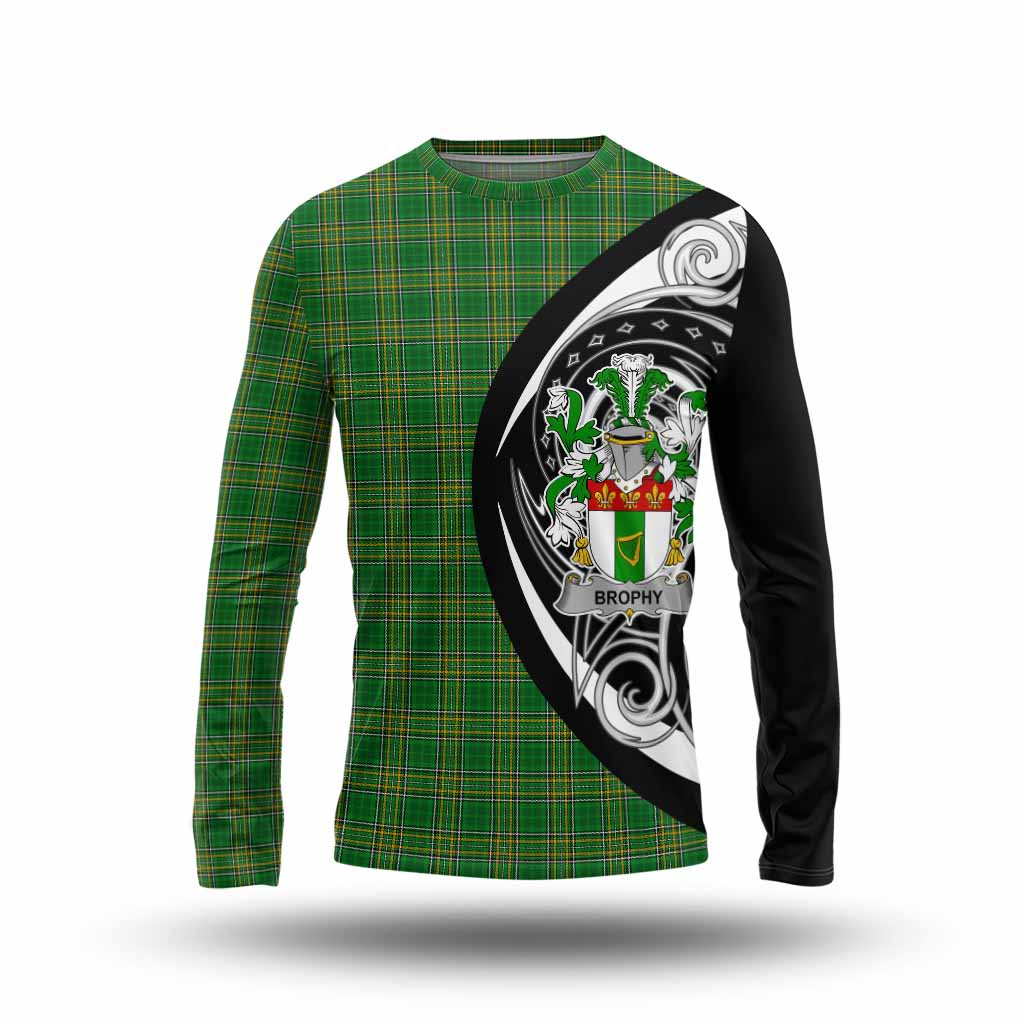 Brophy Irish Clan Long Sleeve T-Shirt Celtic Circle Style Unisex - Tartan Vibes Clothing
