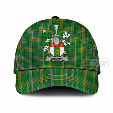 Brophy Irish Clan Tartan Classic Cap with Coat of Arms