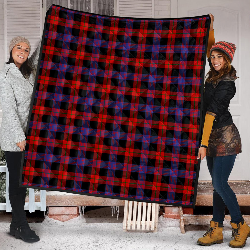 Broun Modern Tartan Quilt - Tartanvibesclothing