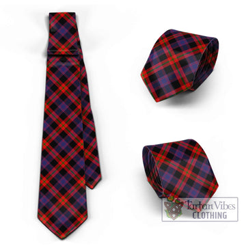 Broun Modern Tartan Classic Necktie Cross Style