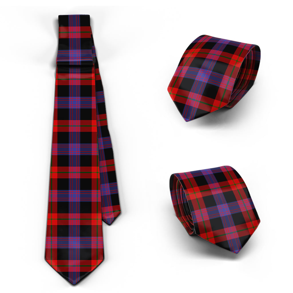 Broun Modern Tartan Classic Necktie Necktie One Size - Tartan Vibes Clothing